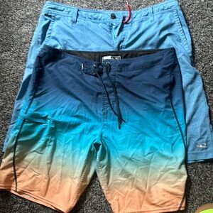 2 pairs Oneill swim trunks